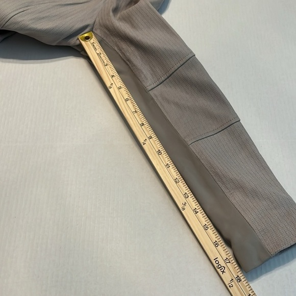 NWOT G.I.L.I. Cloud Open Front Tonal Printed Leather Jacket with Pockets Size 10 - Picture 6 of 14